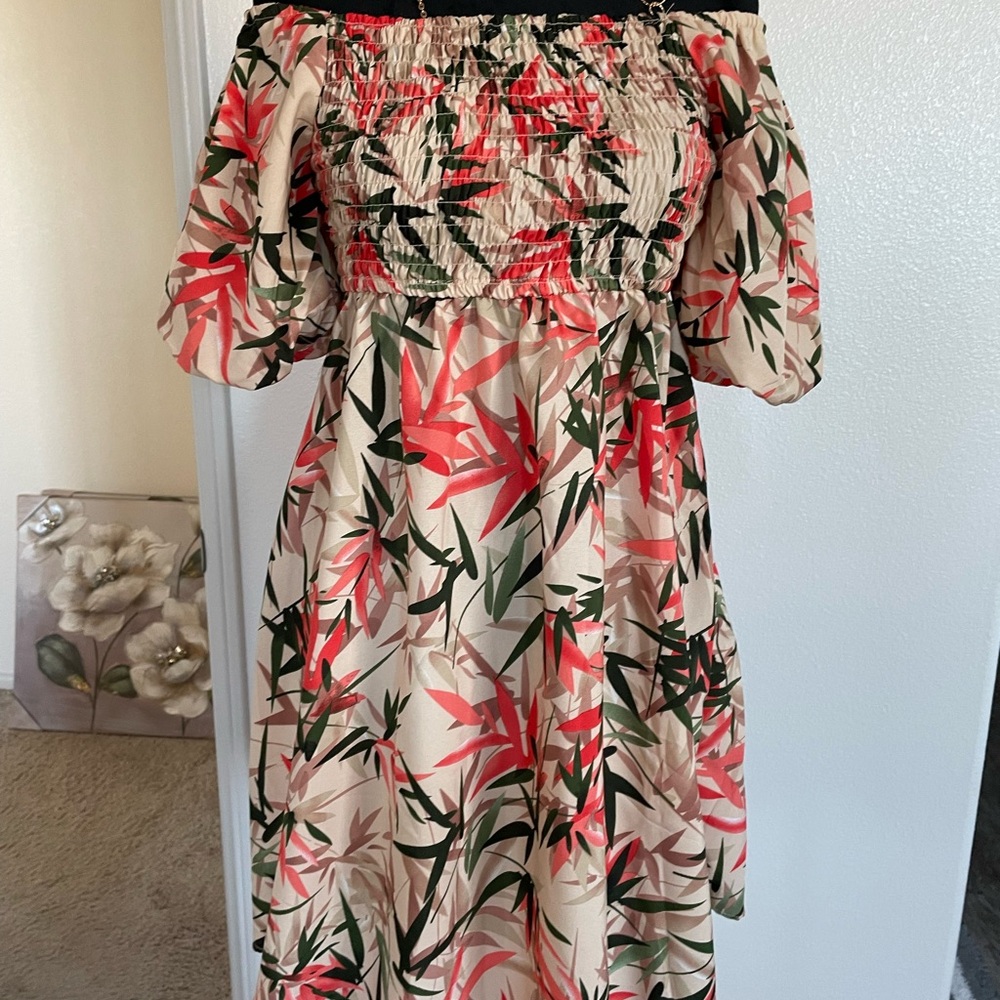 Floral mid dress
